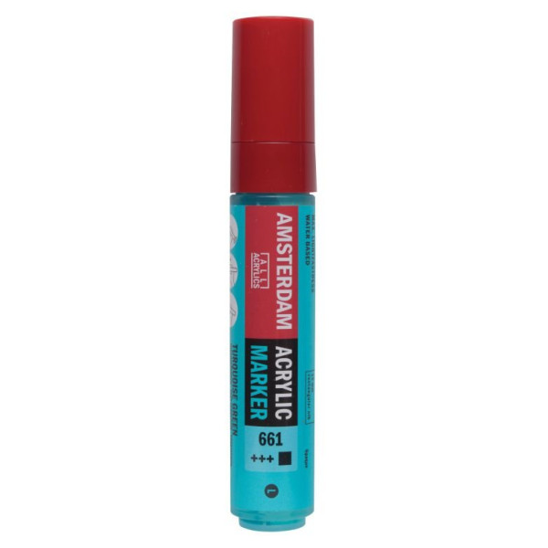 ΜΑΡΚΑΔΟΡΟΣ ΑΚΡΥΛΙΚΟΣ AMSTERDAM 15mm 661 Turquoise Green SW