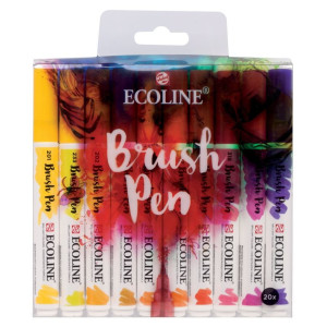 ΣΕΤ ECOLINE ROYAL  BRUSHPEN  20ΤΕΜ TALENS