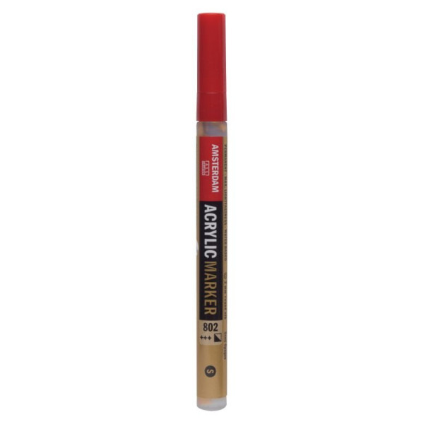 ΜΑΡΚΑΔΟΡΟΣ ΑΚΡΥΛΙΚΟΣ AMSTERDAM 2mm 802 Light Gold SW