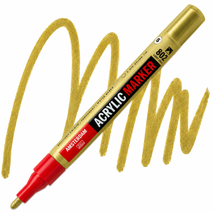 ΜΑΡΚΑΔΟΡΟΣ ΑΚΡΥΛΙΚΟΣ AMSTERDAM 2mm 802 Light Gold SW ΜΑΡΚΑΔΟΡΟΣ ΑΚΡΥΛΙΚΟΣ AMSTERDAM 2mm 802 Light Gold SW