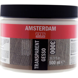 AMSTERDAM GESSO TRANSPARENT 3000 500ml