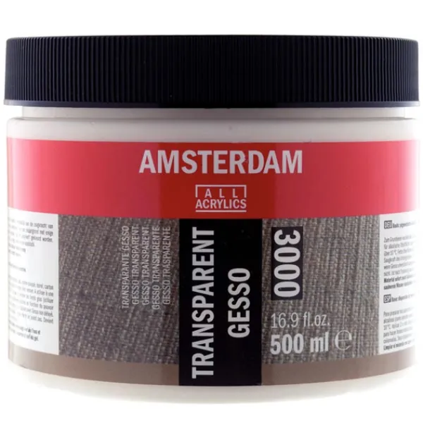 AMSTERDAM GESSO TRANSPARENT 3000 500ml