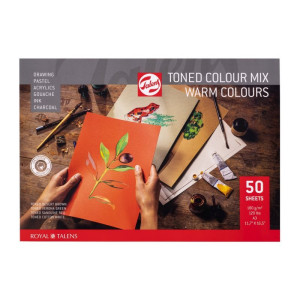 ΜΠΛΟΚ TONED PAPER MIX WARM A3 180g  50 ΦΥΛΛΑ