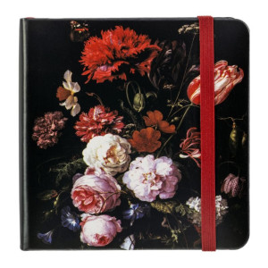 ΜΠΛΟΚ ΣΧΕΔΙΟΥ 12x12 Flowers ΜΕ ΛΑΣΤΙΧΟ ART CREATION 140g 80ΦΥΛΛΑ