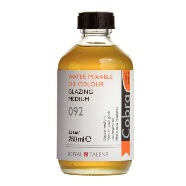 GLAZING MEDIUM ΓΙΑ ΛΑΔΙ ΖΩΓΡΑΦΙΚΗΣ COBRA WATER OIL MIXABLE 250ml 092