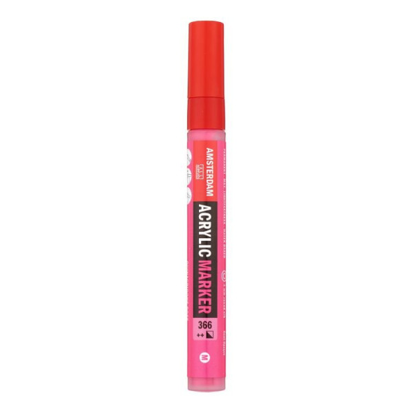 ΜΑΡΚΑΔΟΡΟΣ ΑΚΡΥΛΙΚΟΣ AMSTERDAM 4mm 366 Quinacridone Rose SW