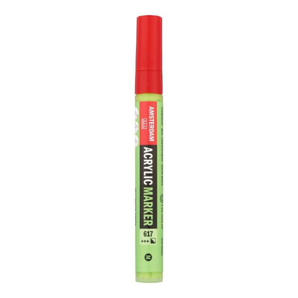 ΜΑΡΚΑΔΟΡΟΣ ΑΚΡΥΛΙΚΟΣ AMSTERDAM 4mm 617 Yellowish Green SW