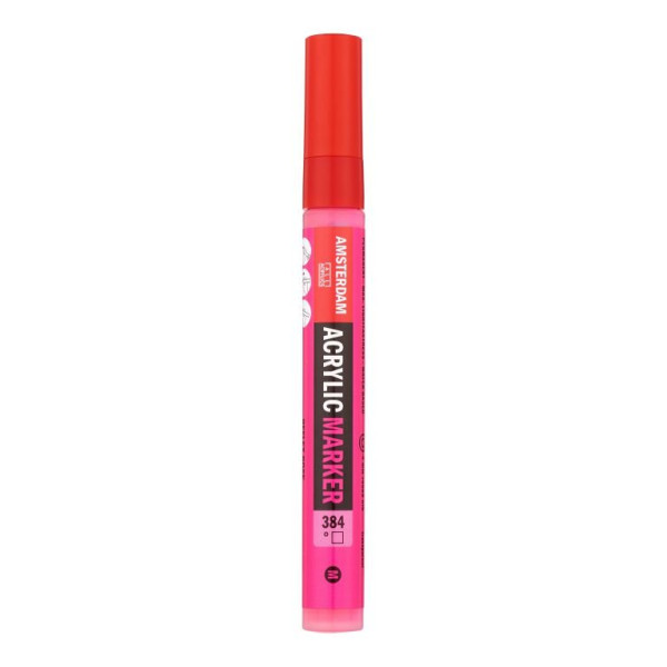 ΜΑΡΚΑΔΟΡΟΣ ΑΚΡΥΛΙΚΟΣ AMSTERDAM 4mm 384 Reflex Rose SW