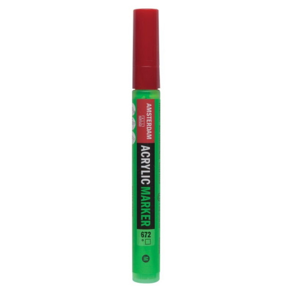 ΜΑΡΚΑΔΟΡΟΣ ΑΚΡΥΛΙΚΟΣ AMSTERDAM 4mm 672 Reflex Green SW