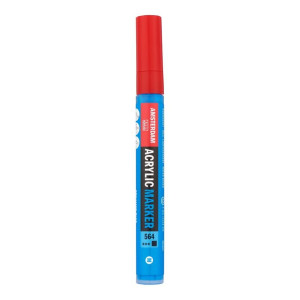ΜΑΡΚΑΔΟΡΟΣ ΑΚΡΥΛΙΚΟΣ AMSTERDAM 4mm 564 Brilliant Blue SW