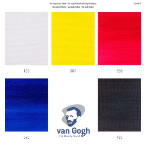 ΣΕΤ ΑΚΡΥΛΙΚΑ VAN GOGH 5x40ml Primary Set