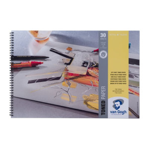 ΜΠΛΟΚ ΣΧΕΔΙΟΥ TONED PAPER CITY GREY A3 120GSM 30 ΦΥΛΛΑ