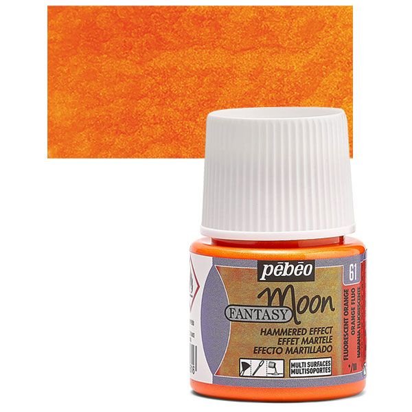 ΣΜΑΛΤΟ (ENAMEL) FANTASY MOON Fluo Orange 45ml PEBEO