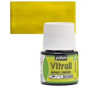 ΣΜΑΛΤΟ (ENAMEL) VITRAIL Green Gold 45ml TRANSPARENT PEBEO