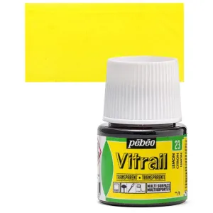 ΣΜΑΛΤΟ (ENAMEL) VITRAIL Lemon 45ml TRANSPARENT PEBEO ΣΜΑΛΤΟ (ENAMEL) VITRAIL Lemon 45ml TRANSPARENT PEBEO