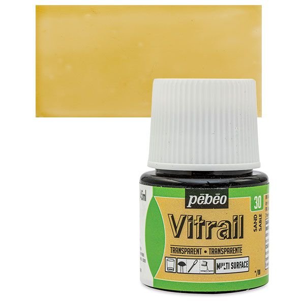 ΣΜΑΛΤΟ (ENAMEL) VITRAIL Sand 45ml TRANSPARENT PEBEO