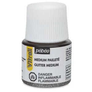 GLITTER MEDIUM ΓΙΑ ΧΡΩΜΑΤΑ ΣΜΑΛΤΟΥ 45ml PEBEO VITRAIL GLITTER MEDIUM ΓΙΑ ΧΡΩΜΑΤΑ ΣΜΑΛΤΟΥ 45ml PEBEO VITRAIL