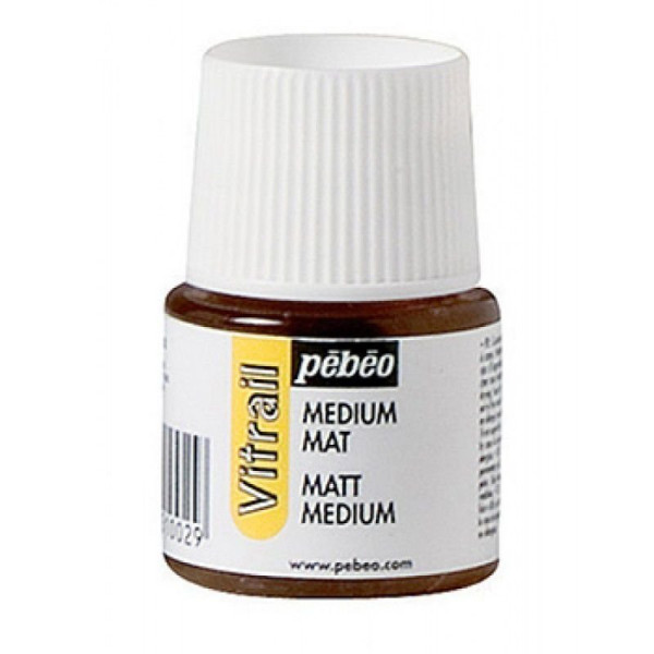 MATT MEDIUM ΓΙΑ ΧΡΩΜΑΤΑ ΣΜΑΛΤΟΥ 45ml PEBEO VITRAIL