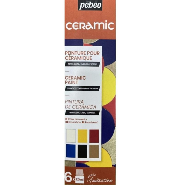 ΣΕΤ ΧΡΩΜΑΤΑ ΓΙΑ ΚΕΡΑΜΙΚΑ 6x20ml PEBEO CERAMIC