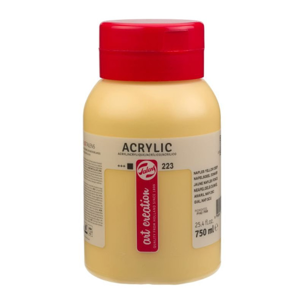 ΑΚΡΥΛΙΚΟ ΧΡΩΜΑ ART CREATION 750ml 223 Naples Yellow Deep