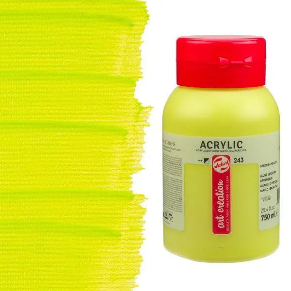 ΑΚΡΥΛΙΚΟ ΧΡΩΜΑ ART CREATION 750ml 243 Greenish Yellow