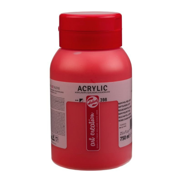 ΑΚΡΥΛΙΚΟ ΧΡΩΜΑ ARTCREATION 750ml 398 Naphthol Red Light
