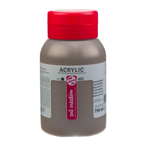 ΑΚΡΥΛΙΚΟ ΧΡΩΜΑ ART CREATION 750ml 403 Vandyke Brown