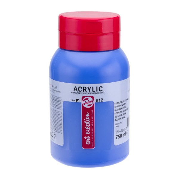 ΑΚΡΥΛΙΚΟ ΧΡΩΜΑ ART CREATION 750ml 512 Cobalt Blue (Ultramarine)