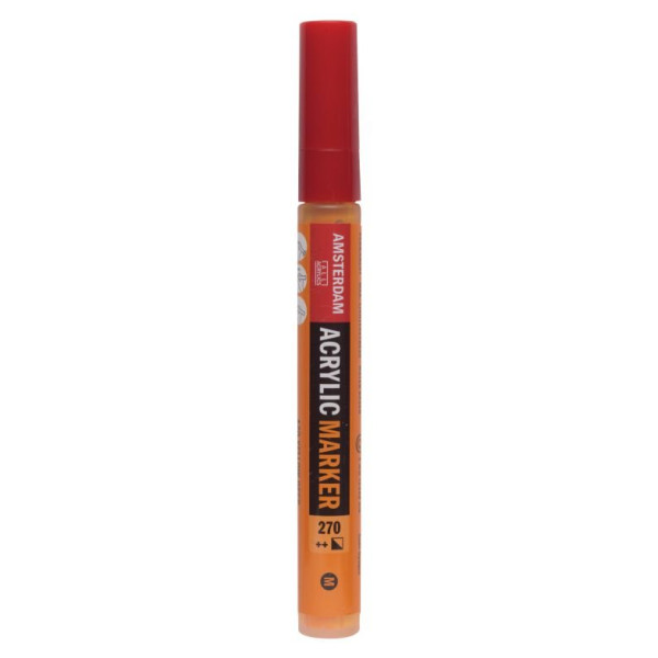 ΜΑΡΚΑΔΟΡΟΣ ΑΚΡΥΛΙΚΟΣ AMSTERDAM 4mm 270 Azo Yellow Deep SW