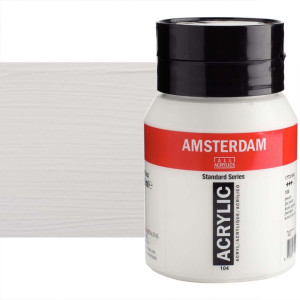ΑΚΡΥΛΙΚΟ AMSTERDAM 500ml No.104 Zinc White