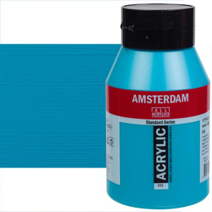 ΑΚΡΥΛΙΚΟ AMSTERDAM 500ml No.522 Turquoise Blue