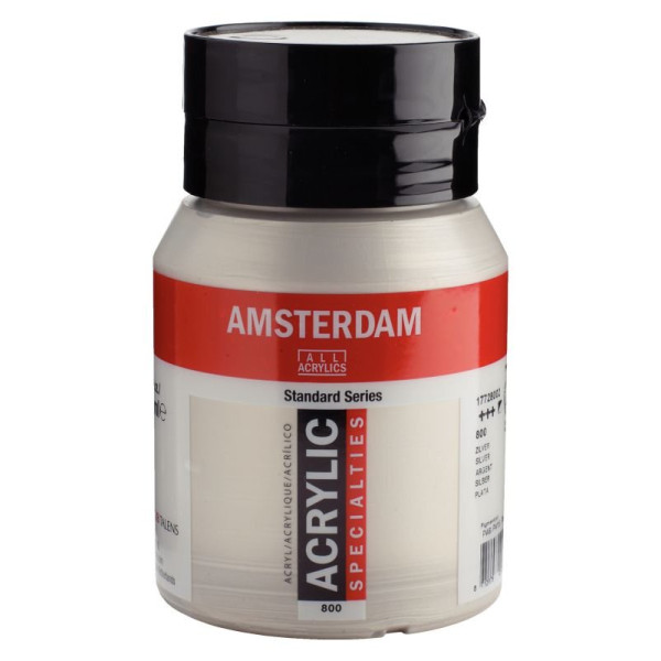 ΑΚΡΥΛΙΚΟ AMSTERDAM 500ml No.800 Silver