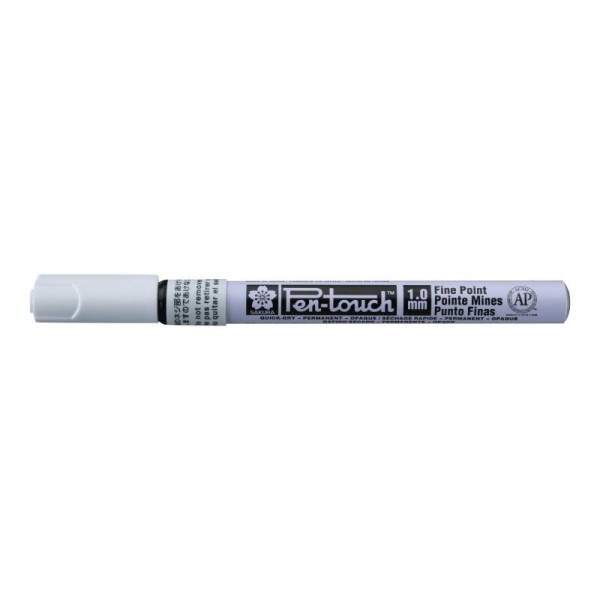 ΜΑΡΚΑΔΟΡΟΙ PEN-TOUCH ΛΕΥΚΟ FINE 1,0mm
