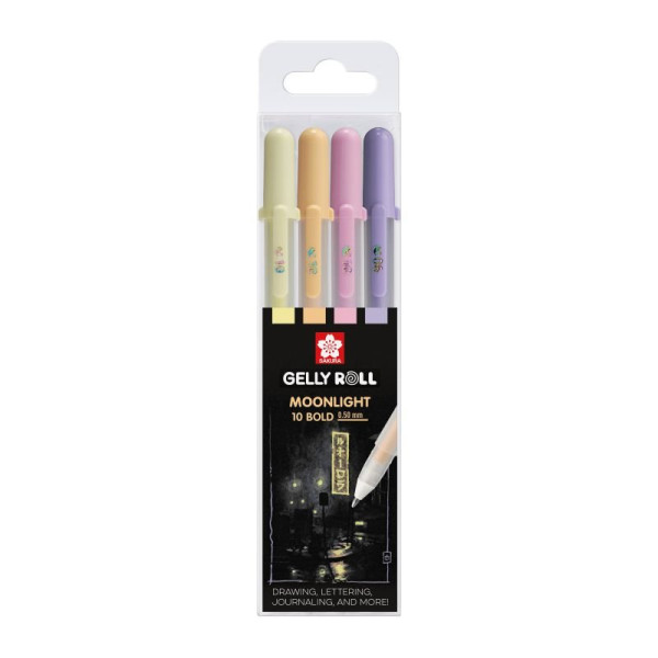 ΣΕΤ ΣΤΥΛΟ GELLY ROLL MOONLIGHT 10 PASTEL "Sunrise" 4 ΧΡΩΜΑΤΑ