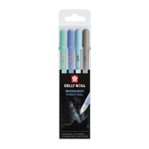 ΣΕΤ ΣΤΥΛΟ GELLY ROLL MOONLIGHT 10 PASTEL “Aurora” 4 ΧΡΩΜΑΤΑ