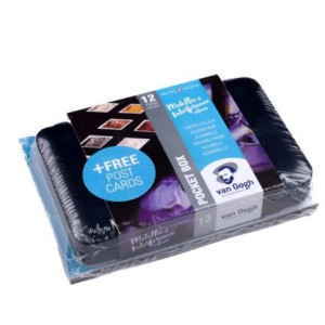 ΣΕΤ POCKET BOX 12 ΠΑΣΤΙΛΙΕΣ + 1Ο ΜΑΥΡΕΣ ΚΑΡΤ ΠΟΣΤΑΛ