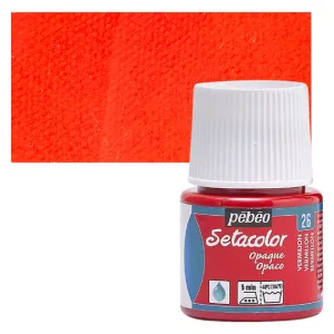 ΧΡΩΜΑ ΥΦΑΣΜΑΤΟΣ Vermilion SETACOLOR OPAQUE 45ml ΧΡΩΜΑ ΥΦΑΣΜΑΤΟΣ Vermilion SETACOLOR OPAQUE 45ml