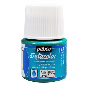 ΧΡΩΜΑ ΥΦΑΣΜΑΤΟΣ Turquoise Shimmer SETACOLOR OPAQUE 45ml