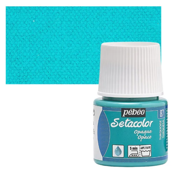 ΧΡΩΜΑ ΥΦΑΣΜΑΤΟΣ Turquoise SETACOLOR OPAQUE 45ml