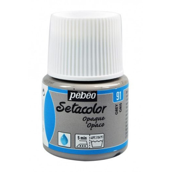 ΧΡΩΜΑ ΥΦΑΣΜΑΤΟΣ Grey SETACOLOR OPAQUE 45ml