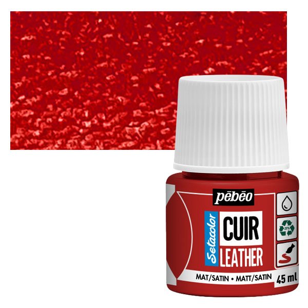 ΧΡΩΜΑ ΓΙΑ ΔΕΡΜΑΤΑ Intense Red SETACOLOR LEATHER 45ml