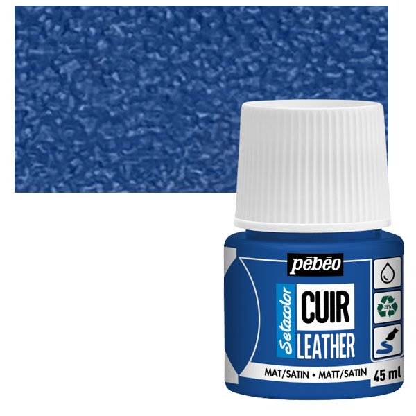 ΧΡΩΜΑ ΓΙΑ ΔΕΡΜΑΤΑ Ultramarine Blue SETACOLOR LEATHER 45ml