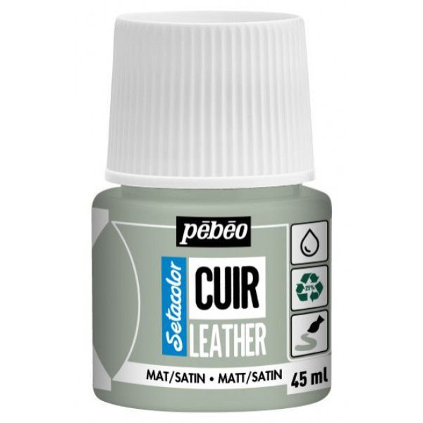 ΧΡΩΜΑ ΓΙΑ ΔΕΡΜΑΤΑ Sage Green SETACOLOR LEATHER 45ml