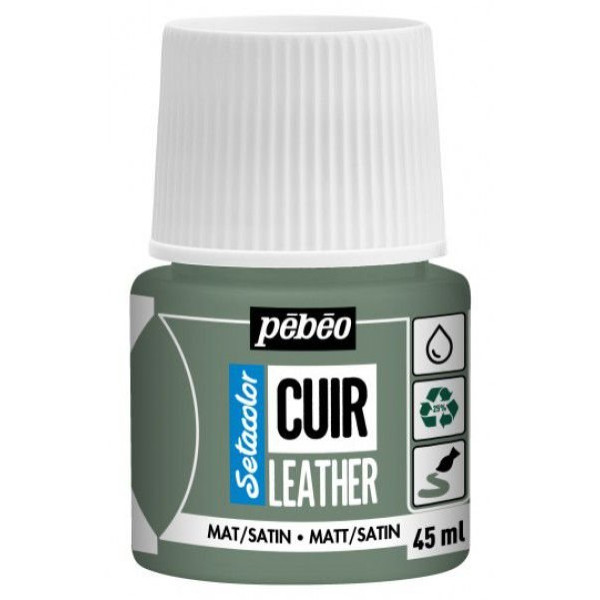 ΧΡΩΜΑ ΓΙΑ ΔΕΡΜΑΤΑ Matcha Green SETACOLOR LEATHER 45ml