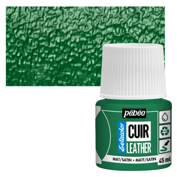 ΧΡΩΜΑ ΓΙΑ ΔΕΡΜΑΤΑ Cactus Green SETACOLOR LEATHER 45ml