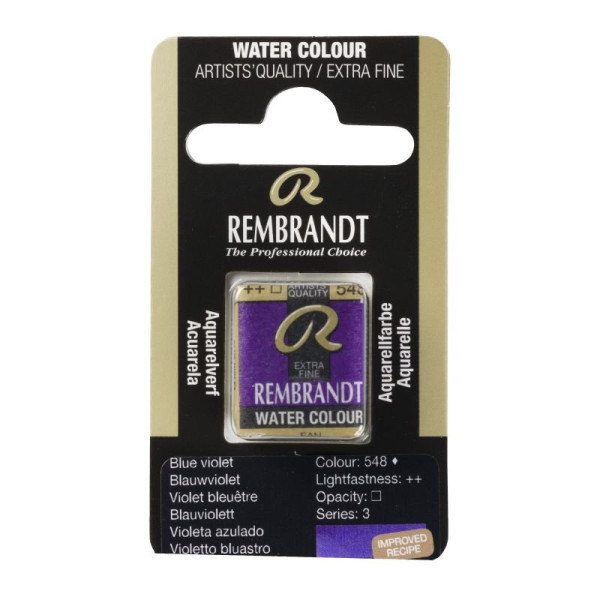 ΠΑΣΤΙΛΙΕΣ ΑΚΟΥΑΡΕΛΑΣ REMBRANDT S1 548 Blue Violet