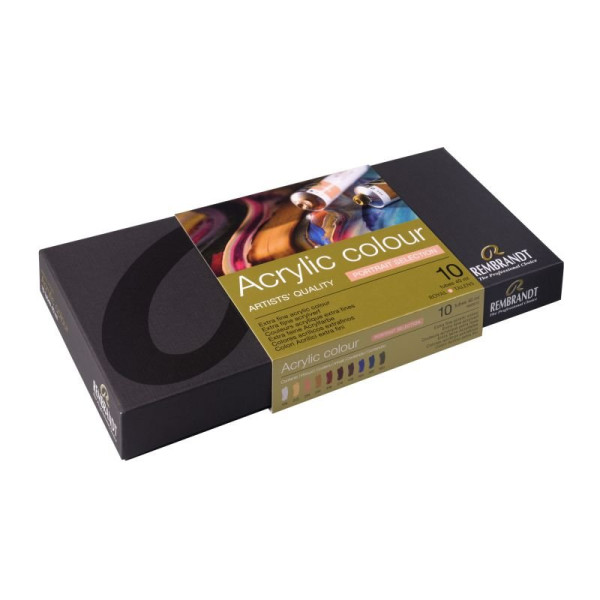 ΣΕΤ ΑΚΡΥΛΙΚΑ ΧΡΩΜΑΤΑ REMBRANDT 10x40ml ΣΕΤ ΠΟΡΤΡΑΙΤΟΥ