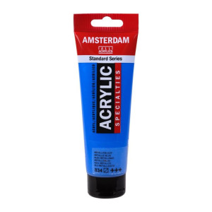ΑΚΡΥΛΙΚΟ ΜΕΤΑΛΛΙΚΟ AMSTERDAM 120ml No.834 Metallic Blue