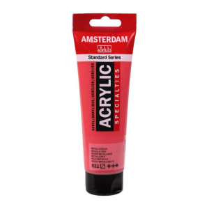 ΑΚΡΥΛΙΚΟ ΜΕΤΑΛΛΙΚΟ AMSTERDAM 120ml No.832 Metallic Red