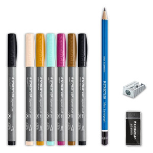 ΣΕΤ Brush Pens Line Art x Botanical Set 10ΤΕΜ